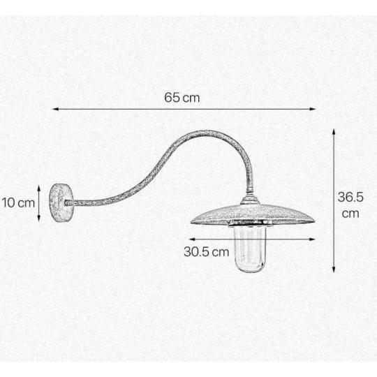 nagy kinyulasu klasszikus mediterran rez kulteri falikar lampa antikolt rez vilagitas paraszthaz kerti lampak vintage rusztikus country regies retro industrial lampak lameridiana lakberendezes meret.jpg